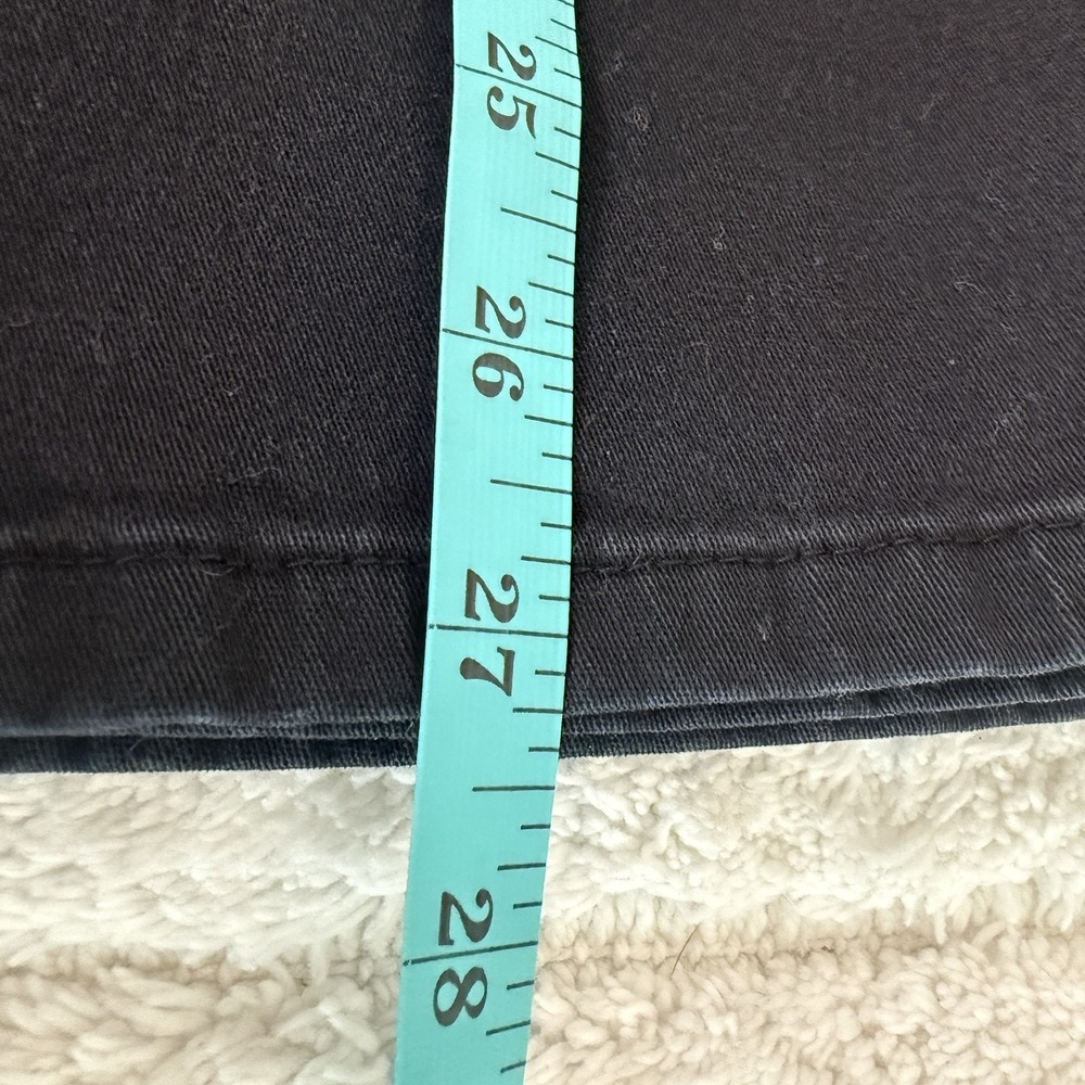 Womens Black Pull On Capris Size XL Stretch Summer Vacation Minimalist Travel - Picture 10 of 14